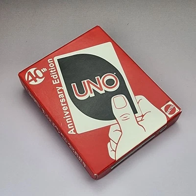 NEW NIB UNO 40th Anniversary Edition Mattel Card Game Retro Style Cards - Image 1 of 4
