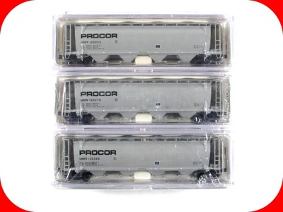 N Scale **PROCOR** Cylindrical Hopper 3-Set 1 - Intermountain PWRS Special *RARE - Image 1 of 4