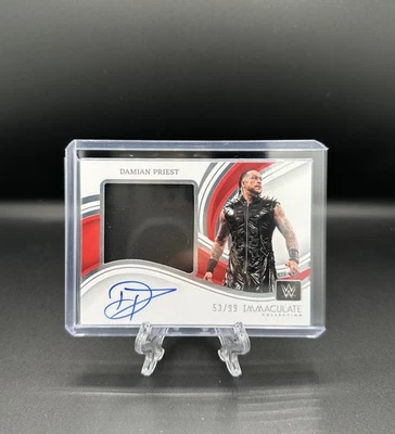 2023 Immaculate WWE #PM-DPR Damian Priest Premium Memorabilia Auto /99! - Image 1 of 2