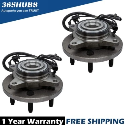 Conjunto de buje de cojinete de rueda delantera 2x tracción trasera para Ford Expedition 2011 2012 2013 2014 Foto 1 de 4