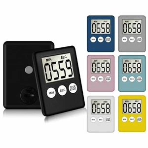 2PCS Magnetic LCD Digital Kitchen Large Timer Loud Alarm Count-Down Up Clock - Picture 1 of 20