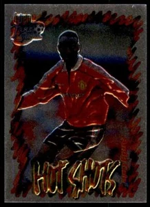 Futera Manchester United Fans 1999 - Andy Cole Hot Shots (Chrome Embossed) #50 - Picture 1 of 2
