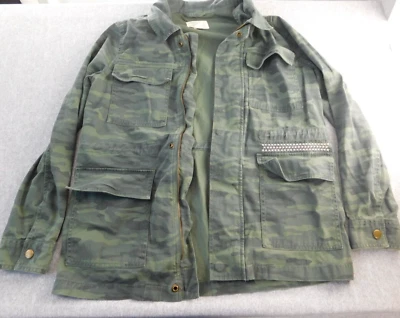 Chaqueta para mujer Caslon mediana camuflada con cremallera completa Foto 1 de 4