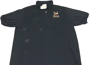 Vintage Cutty's Sunset Louisville Ohio Camping Resort Deer Polo Shirt New NWT XL - Picture 1 of 1