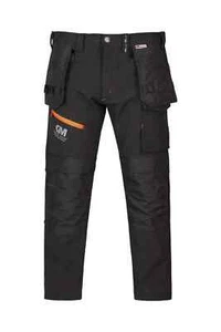 Unisex Technical thread Softshell Waterproof Fleece lined Cargo Pants Trousers - Picture 1 of 3