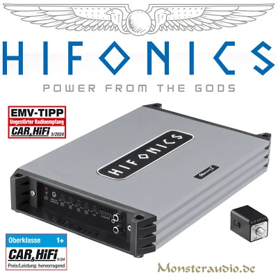 Hifonics 1500 Watt RMS 1-Kanal Verstärker MERCURY I/1500 EVO digital Endstufe - Bild 1 von 2