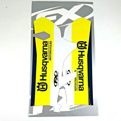 Factory Effex Lower Fork Forks Graphics Husqvarna TE FE 125 - 501 14 15 16 NEW - Image 1 of 2