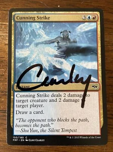 Cunning Strike MTG Clint Cearley AP Signed Fate Reforged Artist Proof - Picture 1 of 2