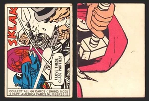 Tarjetas coleccionables vintage de Marvel Super Heroes Donruss 1966 que elijas individuales #1-66 - Imagen 1 de 56