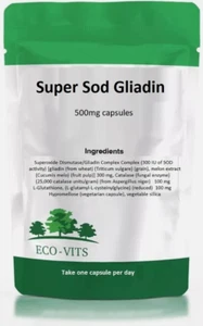 Super Sod Gliadin 500MG Capsules – Antioxidant & Digestive Health Support - Picture 1 of 2