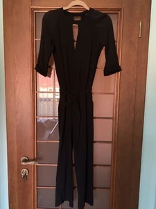 Women’s PATRIZIA PEPE Italian Black Jumpsuit Size S - Picture 1 of 4