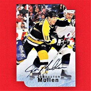 Joe Mullen 1995 Upper Deck Be A Player Autographs Die Cut Card S154 A9