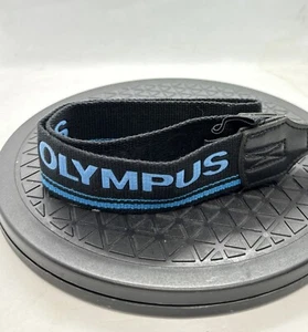 Vintage Olympus Spiegelreflexkameragurt - für OM-Serie - blau und schwarz OM-Gurt #516 - Bild 1 von 3
