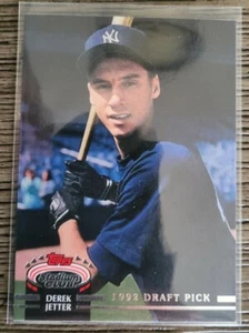 2021 TOPPS STADIUM CLUB DEREK JETER ERROR "JETTER" SCG-25 YANKEES - Picture 1 of 2