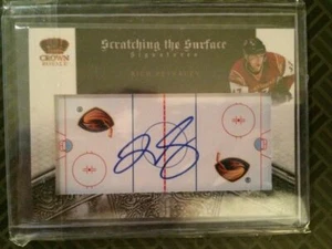 2010-11 Crown Royale Scratching the Surface Signatures Rich Peverley Thrashers - Picture 1 of 2