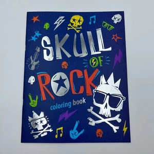 Libro para colorear Vision Street Skull of Rock para adultos Día de los Muertos Día de Muertos - Imagen 1 de 24