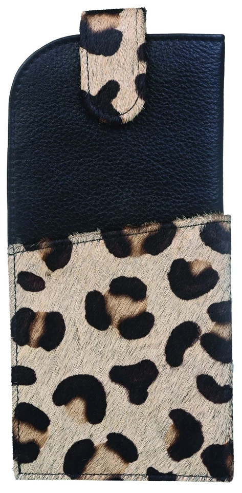 Mala Leather Matrah Collection Leather Animal Print Glasses Case 5192_90 - Image 1 of 1