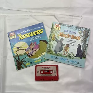 WALT DISNEY'S Mitlesebuch Kassette Band Dschungelbuch & Retter Down Under - Bild 1 von 10