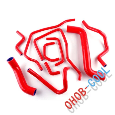 Kit de manguera de radiador de silicona rojo para Subaru Impreza WRX/STi GRB/GH 2008-2014 13 12 Foto 1 de 4