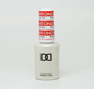 DND UV/LED Cure Soak off Gel No Cleanser Needed Top Coat #600 0.5 oz - Picture 1 of 1