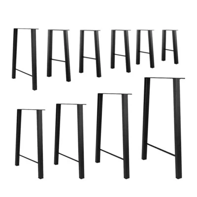 16" 20" 28" 34" 40" inch Metal Coffee Table Legs Set of 2 Iron Bench Desk Legs - Image 1 of 4