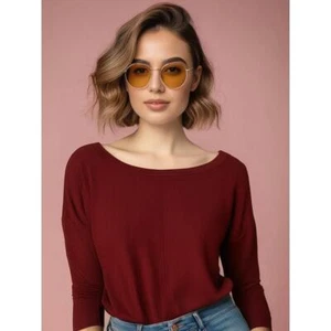 Altard State Damen Gr. Small Rot Langarm Pullover Sweater - Bild 1 von 8