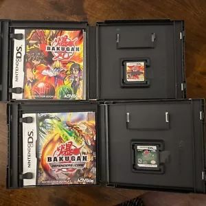Nintendo DS BAKUGEN - 2 GAMES! - Defenders Of The Core + Battle Brawlers CIB - Picture 1 of 4