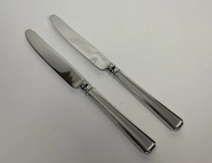 2 Tafelmesser Messer Lenox IMPERIAL FROSTED STAINLESS Set Neu French Hollow - Bild 1 von 5