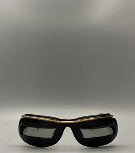 Vintage Cebe/Bevete Visor Mask Glacier shields; Black/Gold - Picture 1 of 7