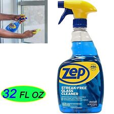 Zep Glass Cleaner streak-free 32 oz pack foaming Window Mirror Cleaning ZU112032