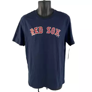 New Mens Fanatics Boston Red Sox MLB Baseball Short Sleeve T-Shirt Sz M NWT - Picture 1 of 8
