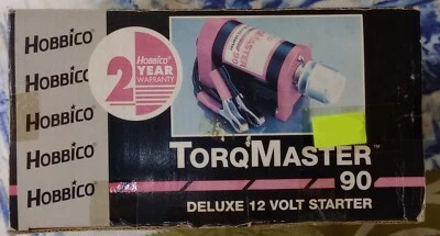 Hobbico Torq Master 90 Deluxe 12 Volt Starter for R/C Toys Made in Taiwan 1993 - Image 1 of 4