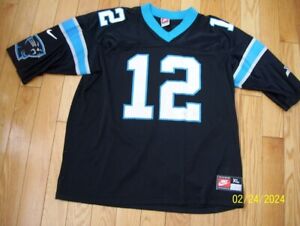 NFL Football Vintage Carolina Panthers Kerry Collins #12 Jersey XL Nike Black