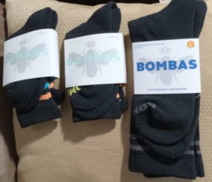 Bombas Socken Unisex Large Herren 9-13 Damen 10,5-13 x1 2 Kinder Extra Small - Bild 1 von 6
