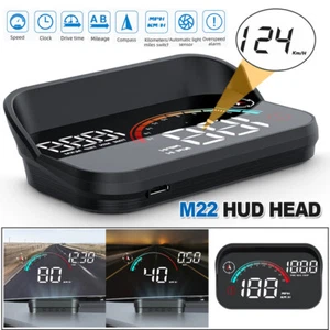 Car Digital GPS Speed MPH HUD Head Up Display Speedometer Windshield Projector - Picture 1 of 18