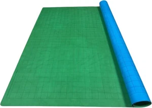 Chessex Rollenspielmatte 48"" x 34,5"" - umkehrbar blau - grün quadratisch - Bild 1 von 7