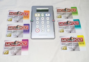 MONOPOLY ELECTRONIC BANKING EDITION * BANKER UNIT & 6 CREDIT CARDS  * ATM - Picture 1 of 1