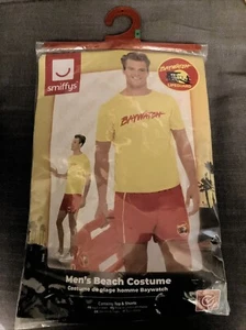 Smiffy's Men's Baywatch Beach Lifeguard Costume - Size Medium - Picture 1 of 1