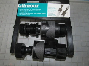 Gilmour Plastic Quick Connector Set with On-off Shut Off Valve Adapter (AA-51) - Picture 1 of 1