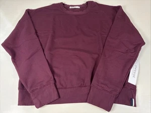 Stateside Women's T-Shirt Maroon Long Sleeve Round Neck Size Medium - Picture 1 of 9