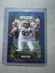 Aidan Hutchinson Detroit Lions- Panini Prizm Blue Wave /249 NFL Football 2024 - Bild 1 von 2