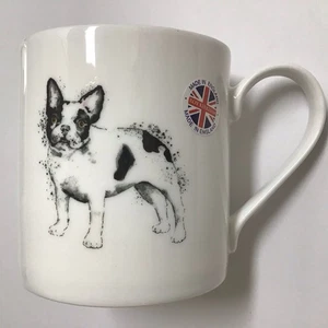 Roy Kirkham FRENCH BULLDOG Bone China Coffee Mug Frenchie Dog England 2012 NEW - Picture 1 of 13