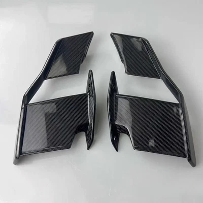 Kits de alerones delanteros de fibra de carbono ABS Carenado para BMW S1000R 2021 2022 23 Foto 1 de 4