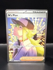 Pokemon TCG N's Plan 170/086 Black Bolt SIR Ilustración Especial Raro A - Imagen 1 de 7