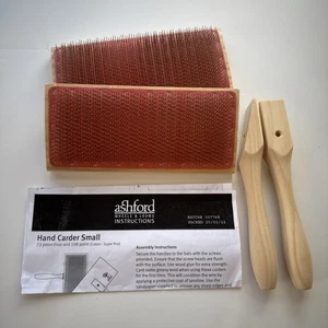 Ashford New Zealand Small Standard Hand Carders for Carding Fiber - Picture 1 of 5