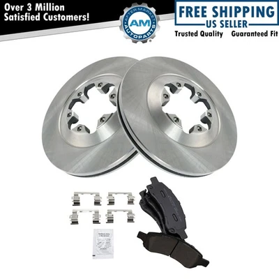 Комплект переднего тормоза и ротора подходит для Chevrolet Colorado GMC Canyon 2009-2012 годов выпуска - Изображение 1 из 4