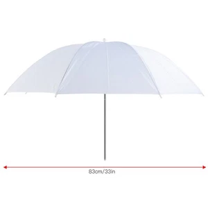 33 Inch Translucent White Soft Umbrella For Photography Studio Flash Light VA - Picture 1 of 11