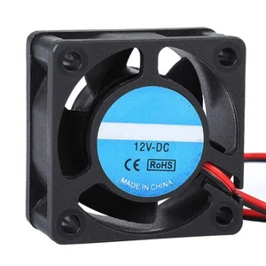 1.5x1.5x0.7 Inch DC 12V 0.15A 4020 Mini Cooling Fan Plastic 5 Blade Fan - Afbeelding 1 van 7