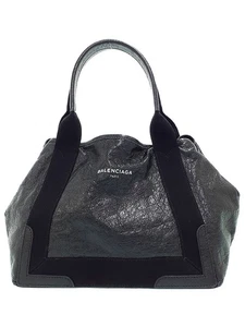 Balenciaga Navy Small Cabas 339933 Tote Bag #T1916 - Picture 1 of 9