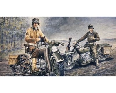 Italeri 322 U.S. Motorcycles 1:35 modellismo - Immagine 1 di 4